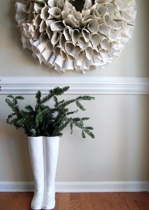 Decorating For Christmas.  Naturally