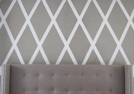 No Paint Diamond Wall Nesting Place - How To Paint A Wall With Tape