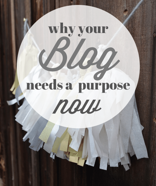 blog purpose statement