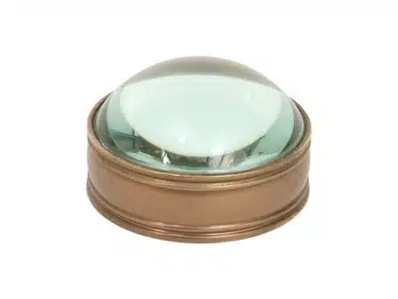 desk-top-magnifying-glass-paperweight-antique-brass-finish