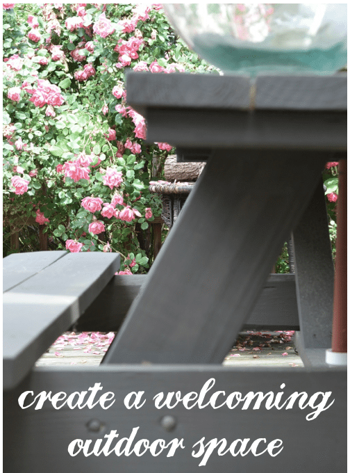 create an outdoor space