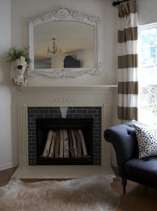 easy fireplace makeover