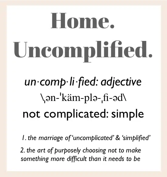 Home. Uncomplified. 31 Days 2013
