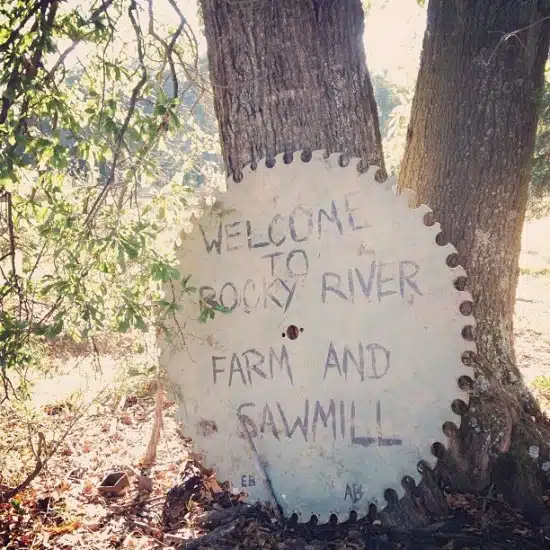 saw mill sign