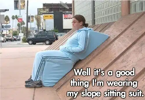 slope sitting