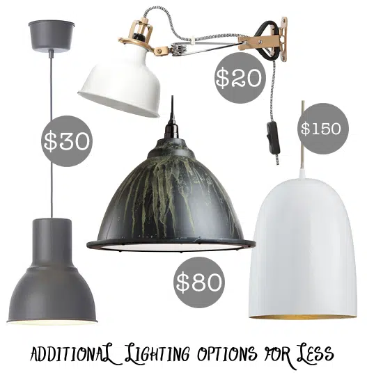 inexpensive kitchen lighting