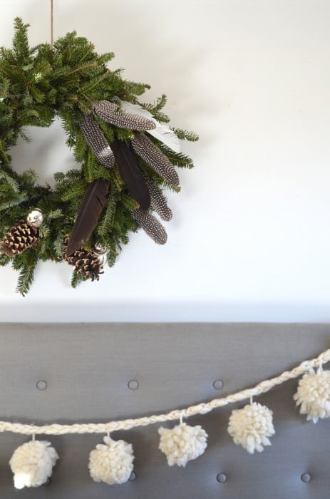 natural Christmas decor in 5 minutes