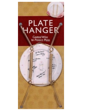 how to hang plates on the wall