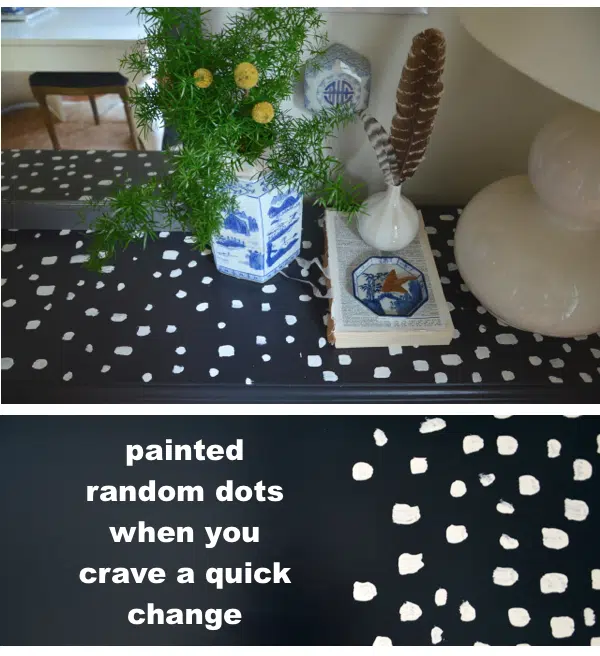 diy spotted table