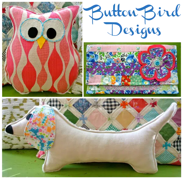 button bird designs