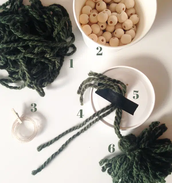 tassel craft supplies beads
