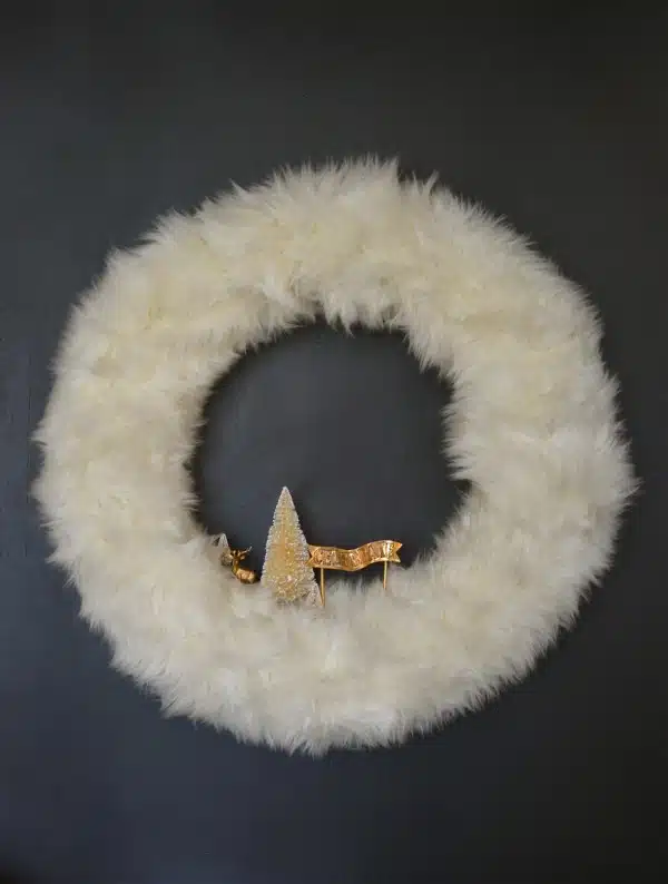 fur wreath
