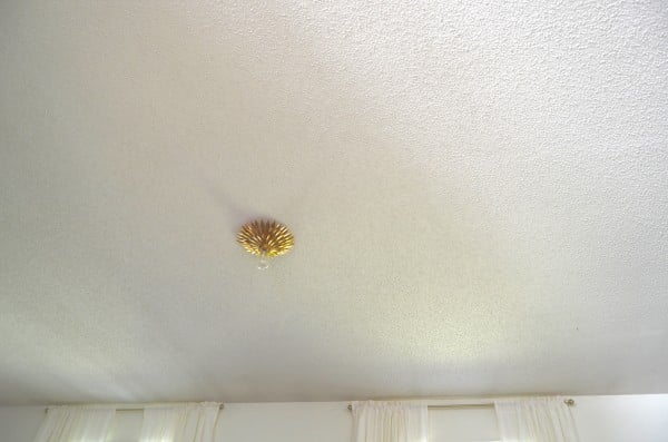 popcorn ceiling