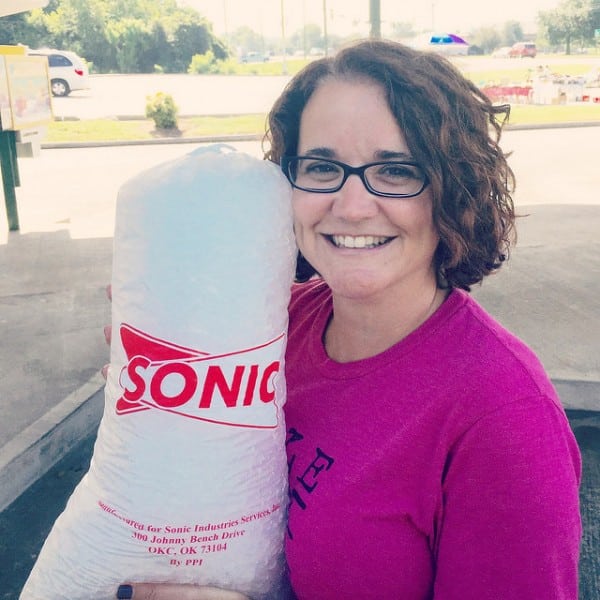 Some Sonic Locations Are Now Selling 10lb Bags of Their Famous Ice