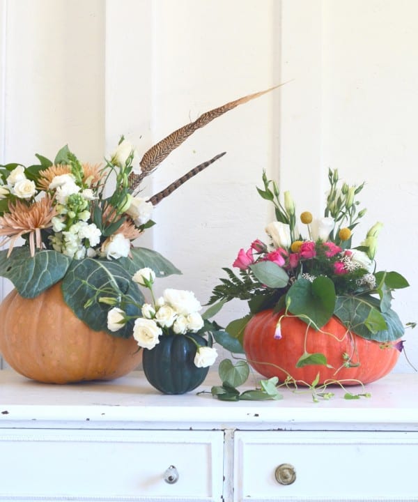 DIY fall centerpiece