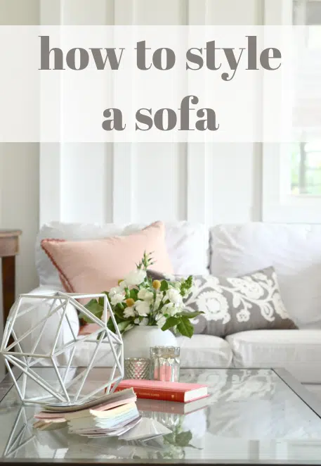 how to style a sofa