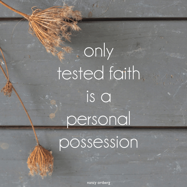 tested faith