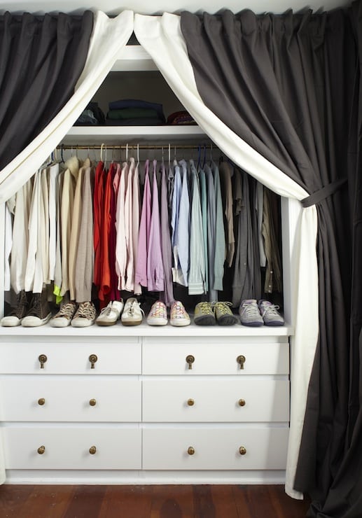 drape the closet