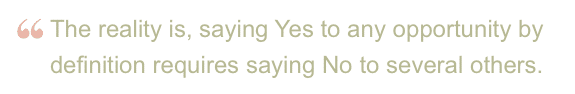 saying no