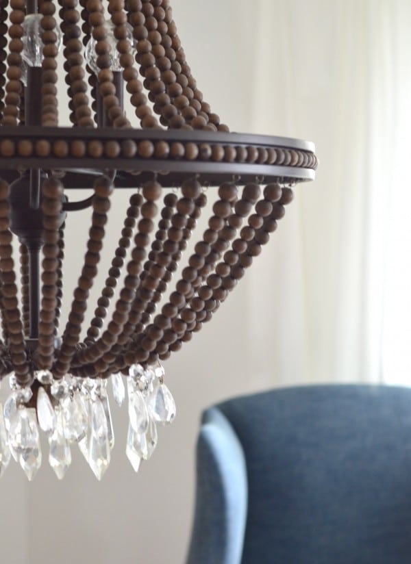 bead chandelier