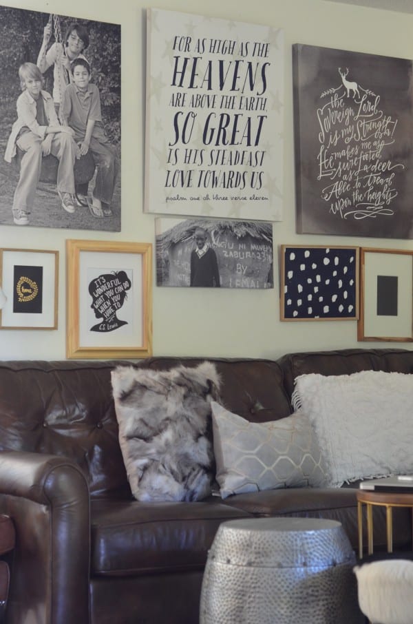how to make a gallery wall