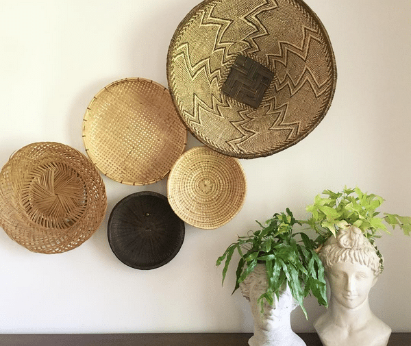 Three Tips For Hanging Baskets On Your Wall Nesting Place - Round Wicker Baskets To Hang On Wall