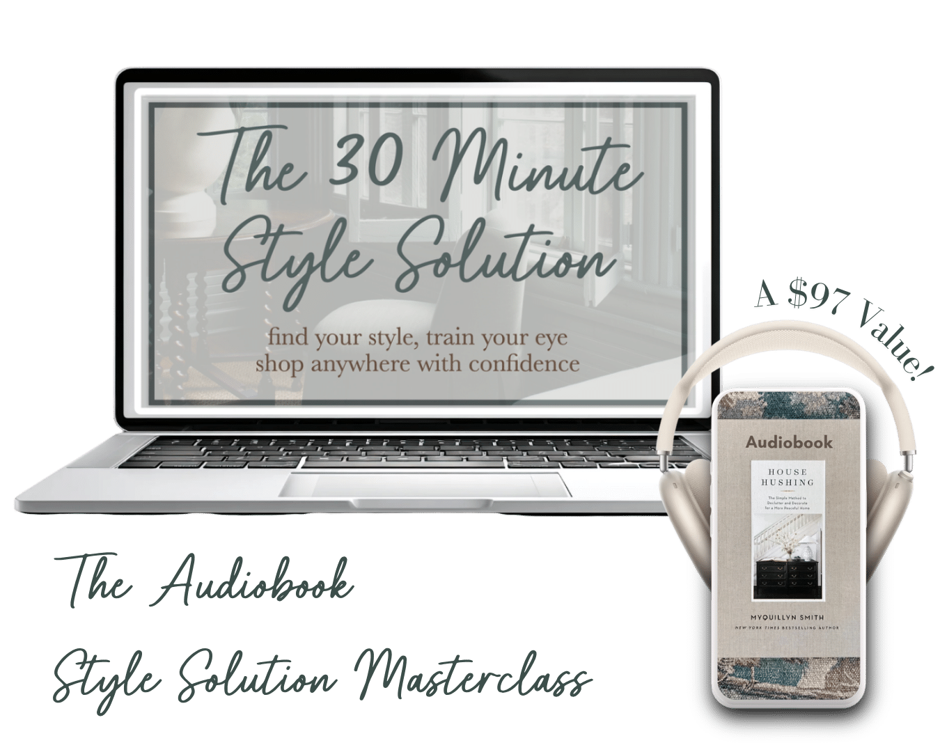 Free bonuses: the audiobook and the 30-Minute Style Solution Masterclass, a $97 value